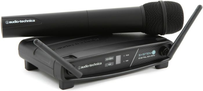 Audio-Technica ATW-1102 System 10 Digital Wireless Handheld Microphone Set - ATW1102