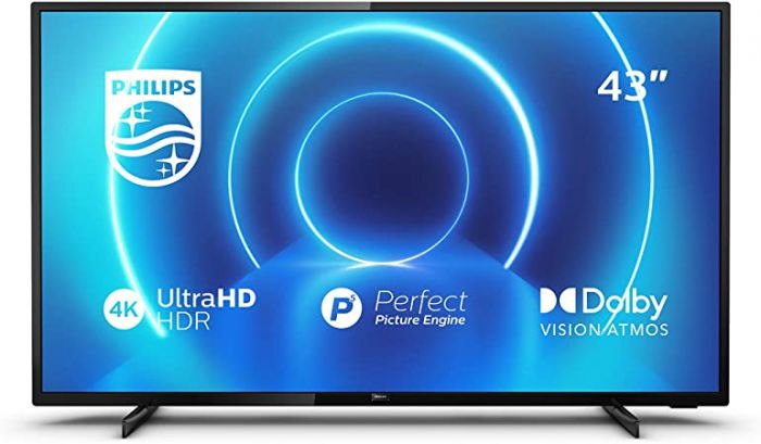 Philips 43PUS7505/12 43" 4K Smart Black LED TV